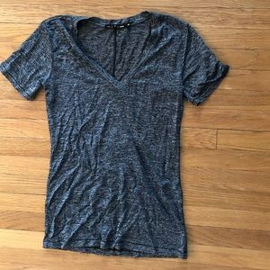 rag & bone Grey V-Neck Tee XS